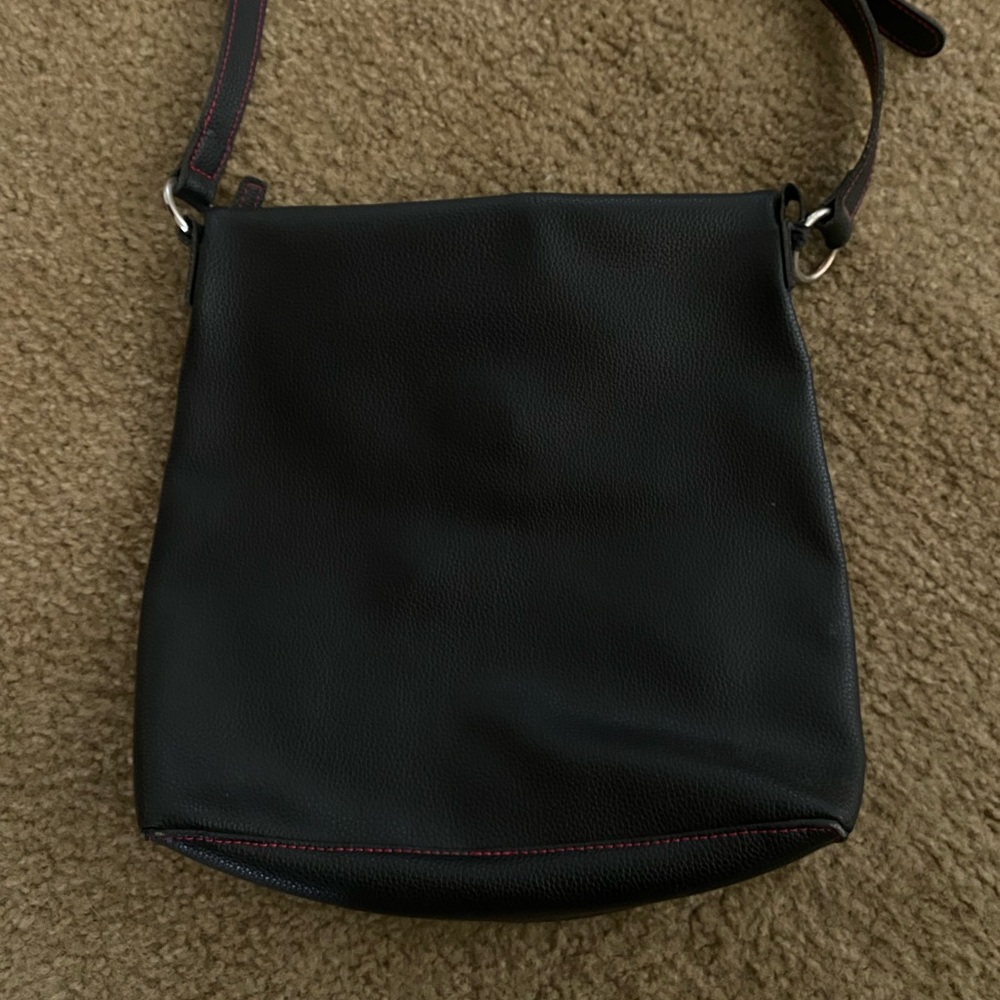 Harley-Davidson Black Leather Shoulder Bag - Picture 3 of 5